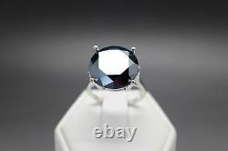 10 Ct Black Diamond Ring Engagement Ring Quality AAA Certified! Birthday Gift