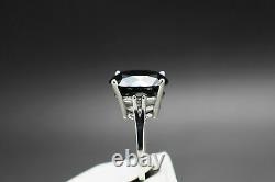10 Ct Black Diamond Ring Engagement Ring Quality AAA Certified! Birthday Gift