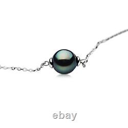 10mm Tahitian Pearl Pendant Necklaces Pacific Pearls Christmas Gifts For Sister