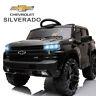 12v Chevrolet Electric Ride On Car Truck Safety Toy Music Led Withremote Xmas Gift