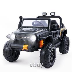 12V Electric Car Kids Ride on Truck Parent-child Car withRemote Control Xmas Gift