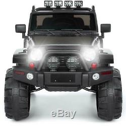 12V SUV Style Electric Kids Ride On Car Toy RC Remote Control Xmas Gift Black