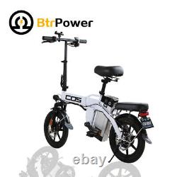 14 350W Motor Folding City Electric Bike 48V 14AH Li-Ion Battery Xmas gifts