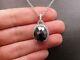 15 Ct Black Diamond Solitaire Pendant Great Shine Aaa Certified! Christmas Gift
