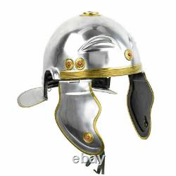 18G Steel Medieval Roman Imperial Gallic'B' Helmet Armour Christmas Gift Item