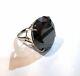 20 Cts Black Diamond Ring, Great Shine & Luster Certified, Aaa-christmas Gift