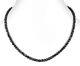 22 Inch Black Diamond Necklace 7mm 250 Ct. Aaa Quality! Ideal Gift