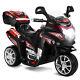 3 Wheel Kids Ride On Motorcycle 6v Battery Powered Bicycle Christmas Gift Black