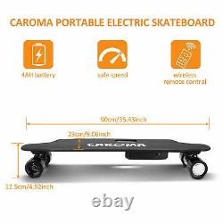 350W Electric Skateboard, PU Wheel Dual Motor with Remote Longboard Xmas Gift