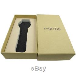 39mm Parnis Sapphire Crystal Chronograph Mens Quartz Watch Christmas Gift 3ATM