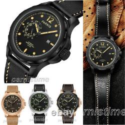 44mm Parnis Luminous Marker Miyota Automatic Men's Casual Watch Christmas Gift