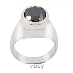 5 Ct Black Diamond Ring Oval Cut Quality AAA Certified! Christmas Gift