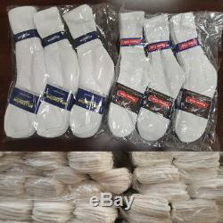 5200 Dozens Wholesale Lots Men Solid Sports Cotton Crew Socks Gift Cheap Xmas