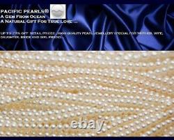 5mm Six Strands Black Freshwater Pearl Bracelets Pacific Pearls Graduation Gift