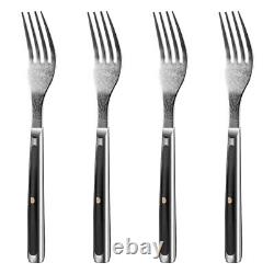 8/6/4/2 Pcs Steak Knife Set Meat Slicing Forks Set Japanese VG 10 Damascus Steel