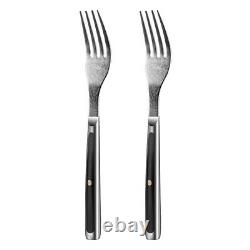 8/6/4/2 Pcs Steak Knife Set Meat Slicing Forks Set Japanese VG 10 Damascus Steel