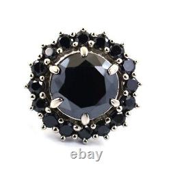 8 Ct Black Diamond Ring Quality AAA Certified! Anniversary Gift, Birthday Gift