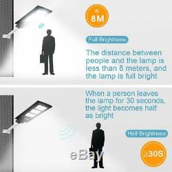 90W Solar LED Street Light Motion Sensor Lampara Farola Luz De Seguridad Patio