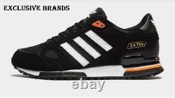 Adidas Originals ZX 750 Black/White/Orang Mens Trainers All Sizes Xmas Gift