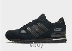 Adidas ZX 750 Black Silver Men's Trainers Suede Shoes Limited Edition