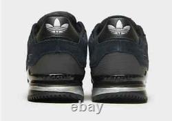 Adidas ZX 750 Black Silver Men's Trainers Suede Shoes Limited Edition