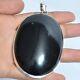 Anniversary Gift For Her Black Onyx Gemstone Pendant Silver Jewelry 17278