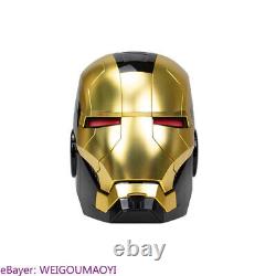 AutoKing Iron Man Black Golden MK5 Mask Helmet Voice Control Wearable Xmas Gift