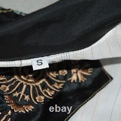 BIYA Women's Small Black Embroidered Jacket