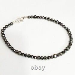 BLACK DIAMOND BRACELET 3 mm 7 Inches Quality AAA Certified! Christmas Gift