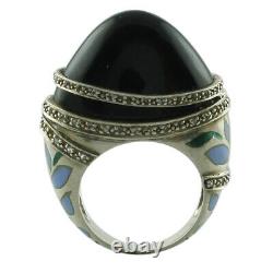 Birthday Gift For Her Black Onyx Gemstone Ring Size 7 925 Sterling Silver