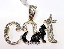 Black Cat Necklace Charm In Women's Jewelry. Nice Gift. New Tags