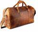 Black Friday Gift Full Grain Leather Duffel Bag, Personalized Leather Weekend