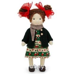 BlissfulPixie Handmade Waldorf Doll 12 Knitted Sewing Rag Christmas Gift -Riley
