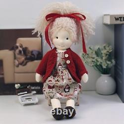BlissfulPixie Handmade Waldorf Doll Cuddle Girl Plush Toy Xmas Gift -Gabriella