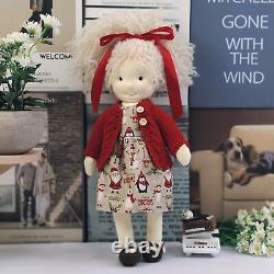 BlissfulPixie Handmade Waldorf Doll Cuddle Girl Plush Toy Xmas Gift -Gabriella