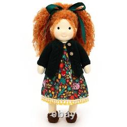 BlissfulPixie Handmade Waldorf Doll Plush Toy Play Birthday Christmas Gift-Hanne