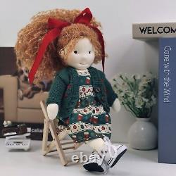BlissfulPixie Waldorf Doll Handmade Stuffed Plush Toy Kid Christmas Gift -Cora