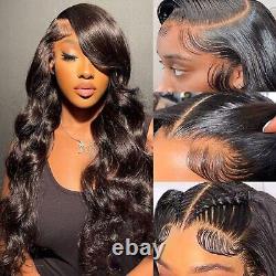 Body Wave Human Hair Wig Christmas Gift Free Part Lace Front Wig for Black Women