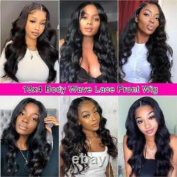 Body Wave Human Hair Wig Christmas Gift Free Part Lace Front Wig for Black Women