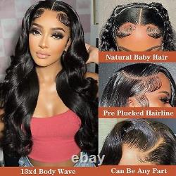 Body Wave Human Hair Wigs Christmas Gift Free Part HD Transparent Lace Front Wig