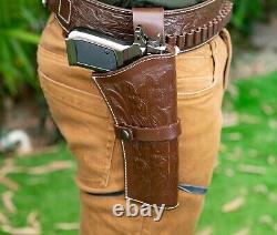 CHRISTMAS GIFT 22cal smith and Wesson gun holster with ammo belt pistol model