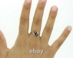 CULTURED BLACK PEARL Diamond Ring 14k White Gold gift for her, Christmas