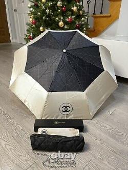 Chanel Umbrella Classic Automatic Open & Collapse Christmas Gift