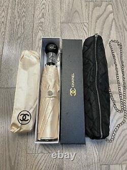 Chanel Umbrella Classic Automatic Open & Collapse Christmas Gift