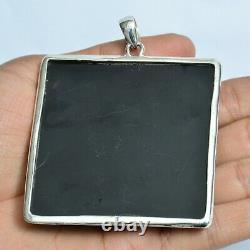 Christmas Eve Gift Onyx Gemstone Black Pendant 925 Sterling Silver Jewelry 17309
