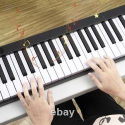 Christmas Gift 88 Key Digital Piano MIDI Keyboard withBluetooth &MP3 Home Black