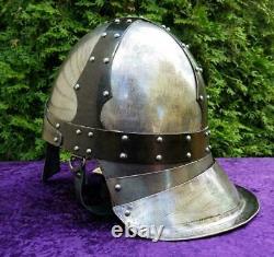 Christmas Gift Medieval Knight Steel Norman Helmet Best Head Protect Item