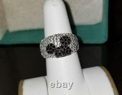 Christmas Gift Special Mouse Ring 1.25 ct Black Cubic Zirconia