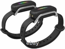Couples Bond Touch Black Bracelets His Hers Gift Set PAIR Grow Closer Together