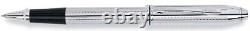 Cross Townsend Platinum Plated Rollerball Pen $450 NEW MENS DAD Christmas Gift